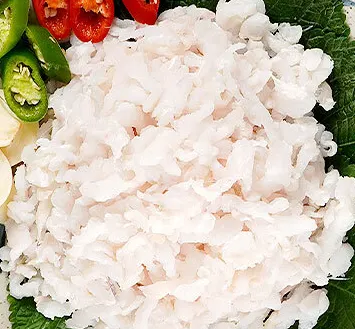 Sashimi anagohoe, irisan tipis belut Korea